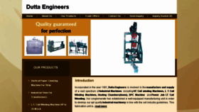 What Duttaengineers.com website looked like in 2016 (9 years ago)