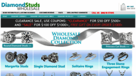 What Diamondstudswholesale.com website looked like in 2016 (8 years ago)