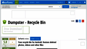 What Dumpster-recycle-bin.en.softonic.com website looked like in 2016 (8 years ago)