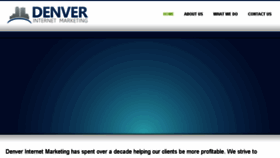 What Denverinternetmarketing.com website looked like in 2016 (8 years ago)