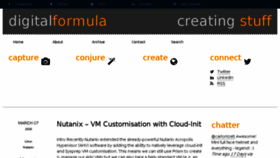 What Digitalformula.net website looked like in 2016 (8 years ago)