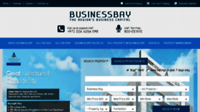 What Dubai-businessbay.com website looked like in 2016 (8 years ago)