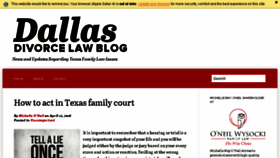 What Dallastxdivorce.com website looked like in 2016 (8 years ago)