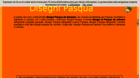 What Disegnipasqua.it website looked like in 2016 (8 years ago)