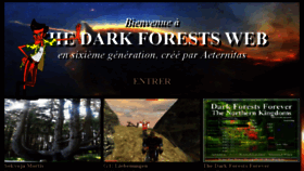 What Darkforests.info website looked like in 2016 (8 years ago)