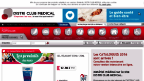 What Districlubmedical.fr website looked like in 2016 (8 years ago)