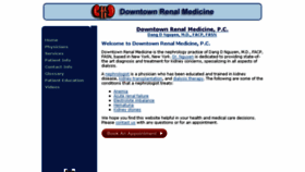 What Downtownrenalmedicine.com website looked like in 2016 (8 years ago)