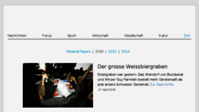 What Dok.sonntagszeitung.ch website looked like in 2016 (8 years ago)