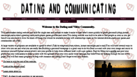 What Datingandcommunicating.50webs.com website looked like in 2016 (8 years ago)