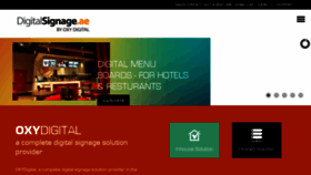 What Digitalsignage.ae website looked like in 2016 (8 years ago)