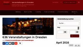 What Dresden-veranstaltungen.de website looked like in 2016 (8 years ago)