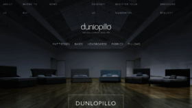 What Dunlopillo.co.uk website looked like in 2016 (8 years ago)