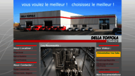 What Dellatoffola.fr website looked like in 2016 (8 years ago)