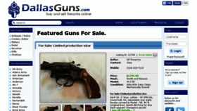 What Dallasguns.com website looked like in 2016 (8 years ago)