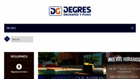 What Degrescolombia.com website looked like in 2016 (8 years ago)