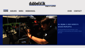 What Dubbelklik.nl website looked like in 2016 (8 years ago)