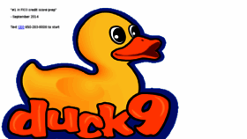 What Duck9.com website looked like in 2016 (8 years ago)