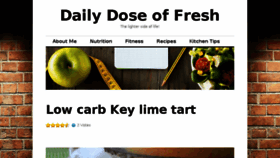 What Dailydoseoffresh.com website looked like in 2016 (8 years ago)
