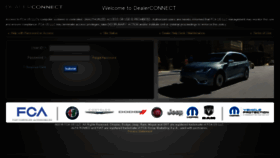 What Dealerconnect.com website looked like in 2016 (9 years ago)