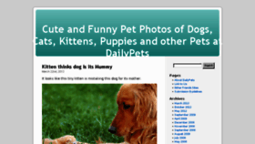 What Dailypets.co.uk website looked like in 2016 (8 years ago)