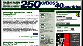 What Dallasblog.com website looked like in 2016 (8 years ago)
