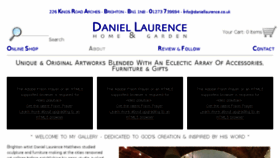 What Daniellaurence.co.uk website looked like in 2016 (8 years ago)