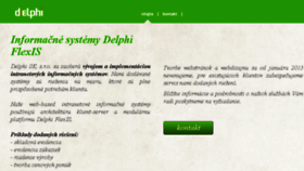 What Delphi.sk website looked like in 2016 (8 years ago)