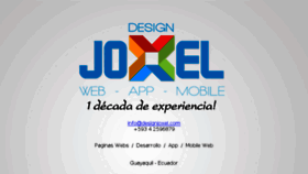 What Designjoxel.com website looked like in 2016 (8 years ago)