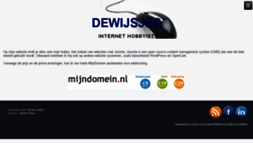 What Dewijsjes.com website looked like in 2016 (8 years ago)