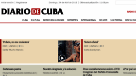 What Diariodecuba.net website looked like in 2016 (8 years ago)