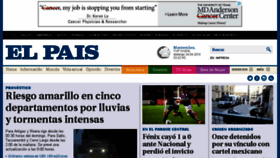 What Diarioelpais.com website looked like in 2016 (8 years ago)