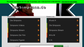 What Diesimpsons.de website looked like in 2016 (8 years ago)