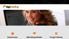 What Digihosting.nl website looked like in 2016 (8 years ago)