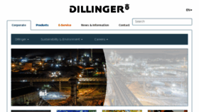 What Dillinger.de website looked like in 2016 (8 years ago)