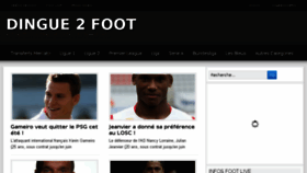 What Dingue2foot.com website looked like in 2016 (8 years ago)