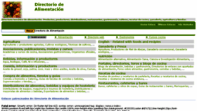What Directorio-de-alimentacion.com website looked like in 2016 (8 years ago)