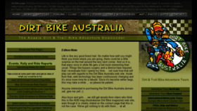 What Dirtbikeaustralia.com.au website looked like in 2016 (8 years ago)