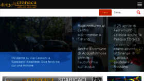 What Dirittodicronaca.it website looked like in 2016 (8 years ago)