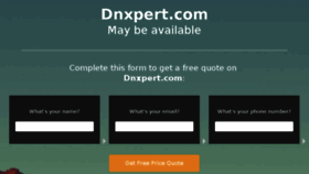 What Dnxpert.com website looked like in 2016 (8 years ago)