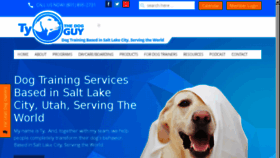 What Dogbehavioronline.com website looked like in 2016 (8 years ago)