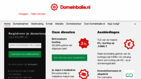 What Domeinbalie.nl website looked like in 2016 (8 years ago)