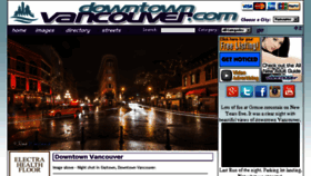 What Downtownvancouver.com website looked like in 2016 (8 years ago)