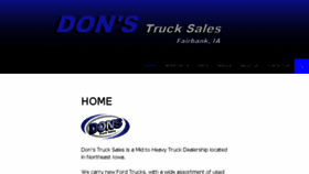 What Donstrucksales.com website looked like in 2016 (8 years ago)