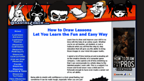 What Drawingcoach.com website looked like in 2016 (8 years ago)