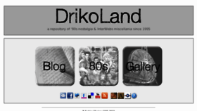 What Driko.org website looked like in 2016 (8 years ago)