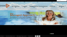 What Dsm.net website looked like in 2016 (9 years ago)