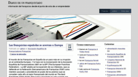 What Diariodeunfranquiciado.com website looked like in 2016 (8 years ago)