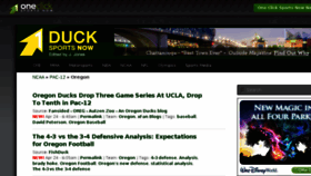 What Ducksportsnews.com website looked like in 2016 (8 years ago)