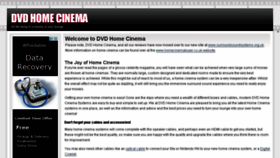 What Dvd-home-cinema.co.uk website looked like in 2016 (8 years ago)