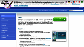 What Dvdstyler.de website looked like in 2016 (8 years ago)